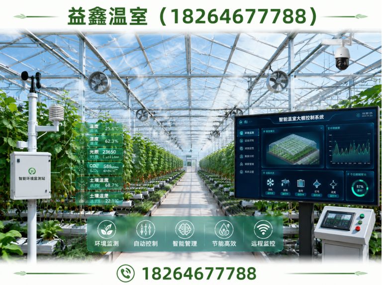 潍坊无土栽培大棚展示图